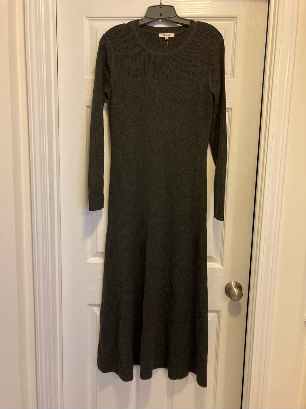 Madewell The Signature knit crewneck midi dress